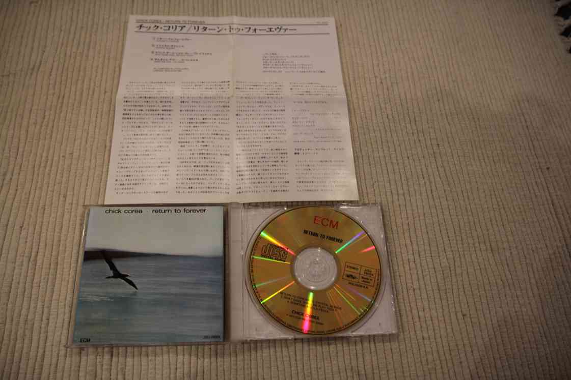 CHICK COREA - RETURN TO FOREVER - JAPAN GOLD CD